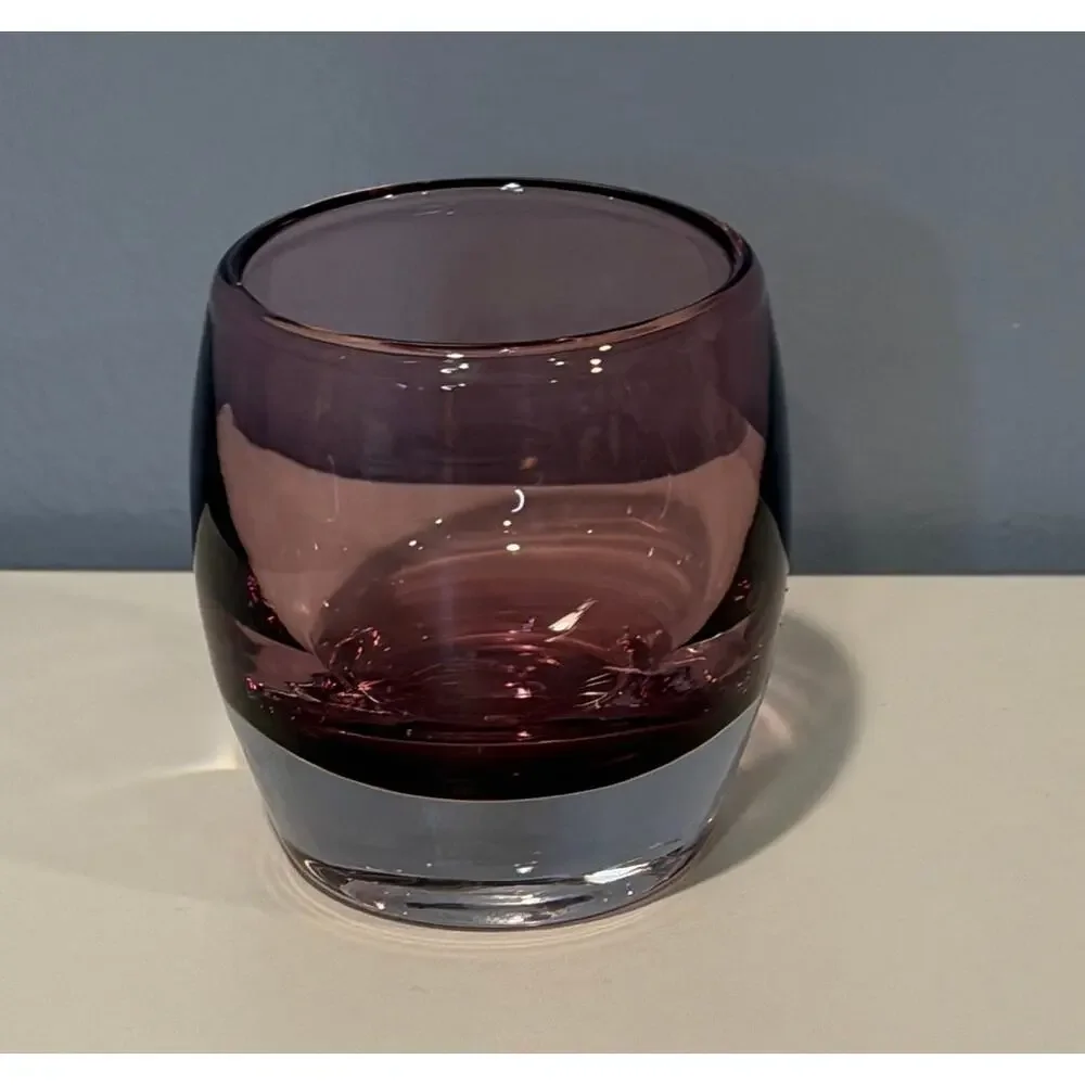 Crate & Barrel Purple Votive